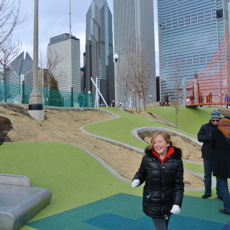 @ Maggie Daly Park - Post Christmas in Chicago 2014